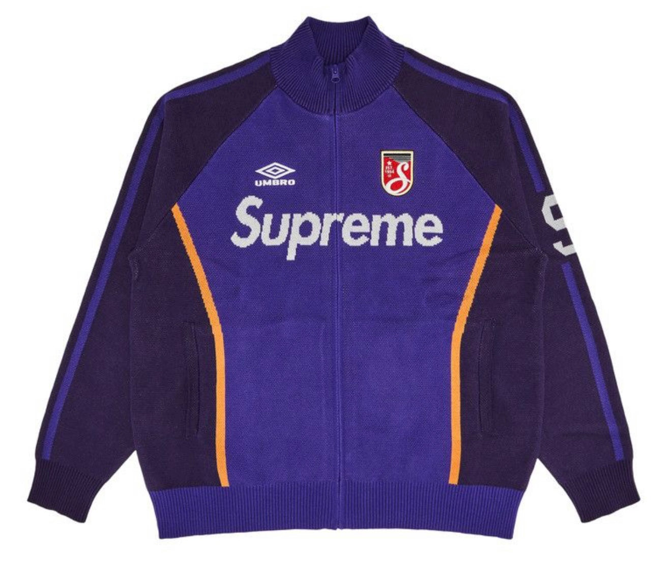 Supreme × Umbro Zip Up Sweater
'Purple'