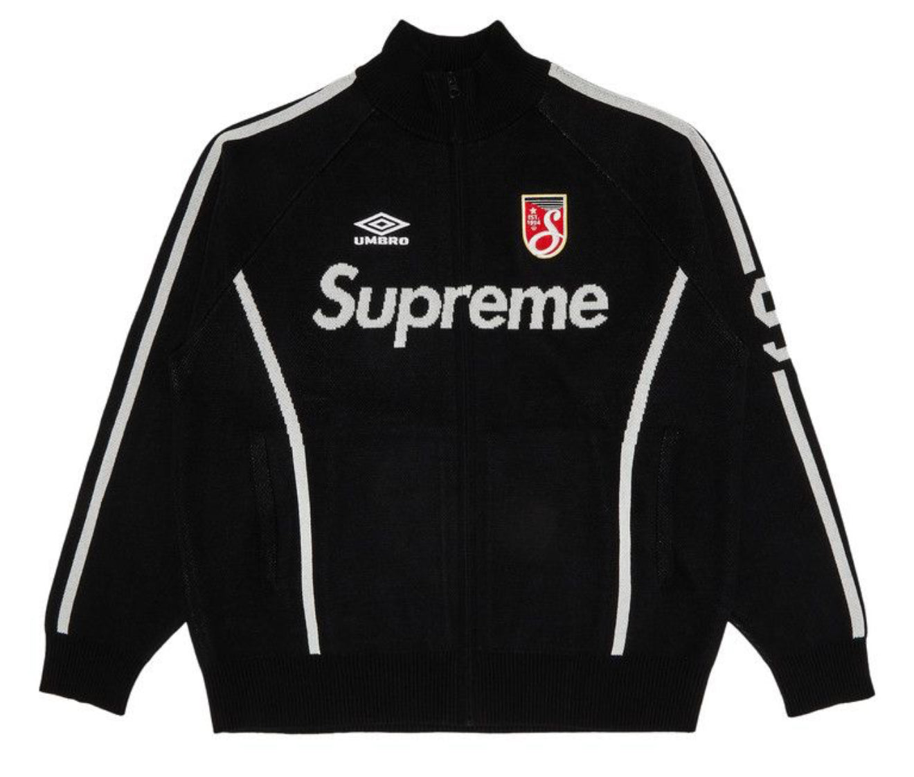 Supreme × Umbro Zip Up Sweater
'Black'