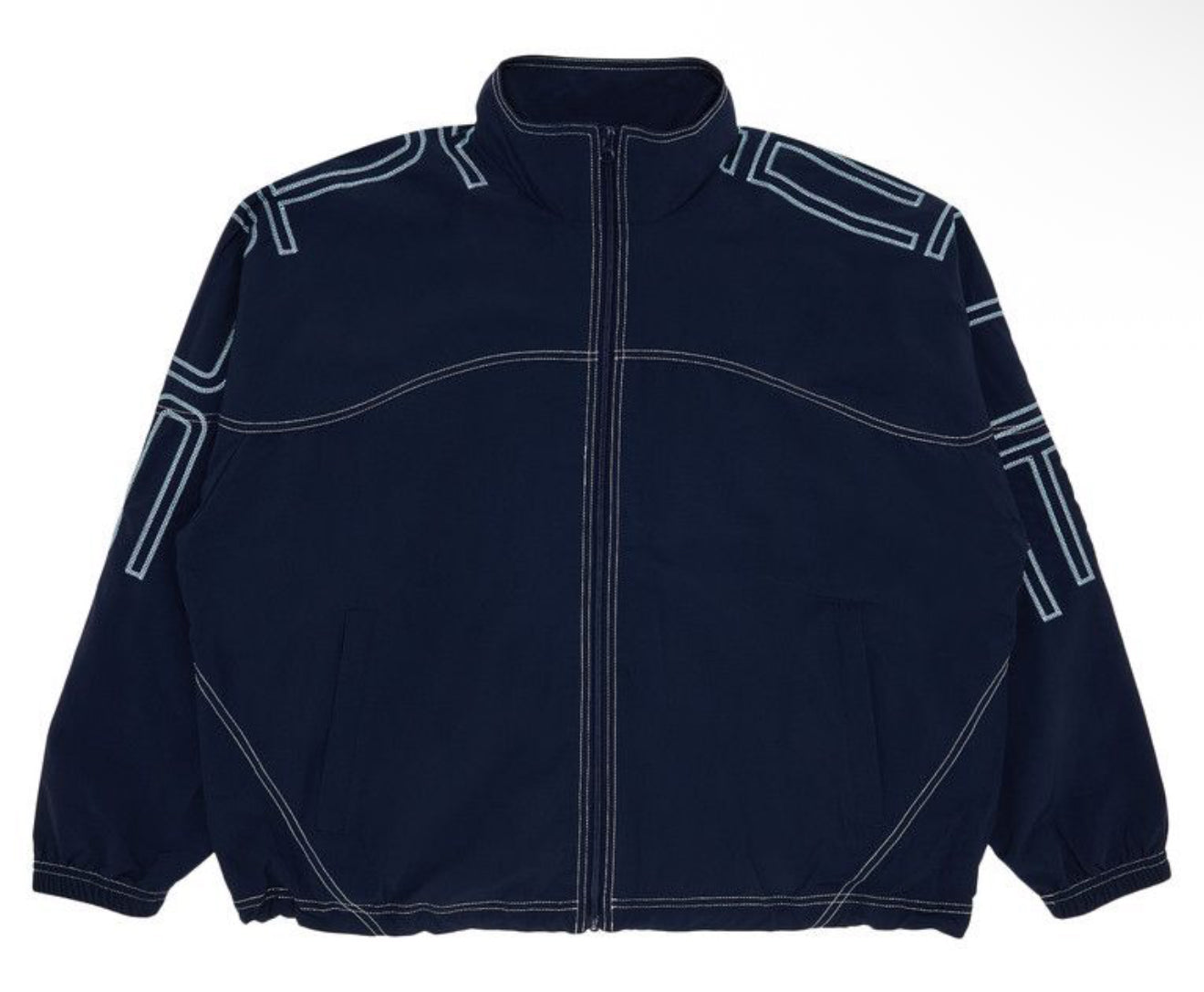 Supreme Spellout Embroidered
Track Jacket 'Navy'