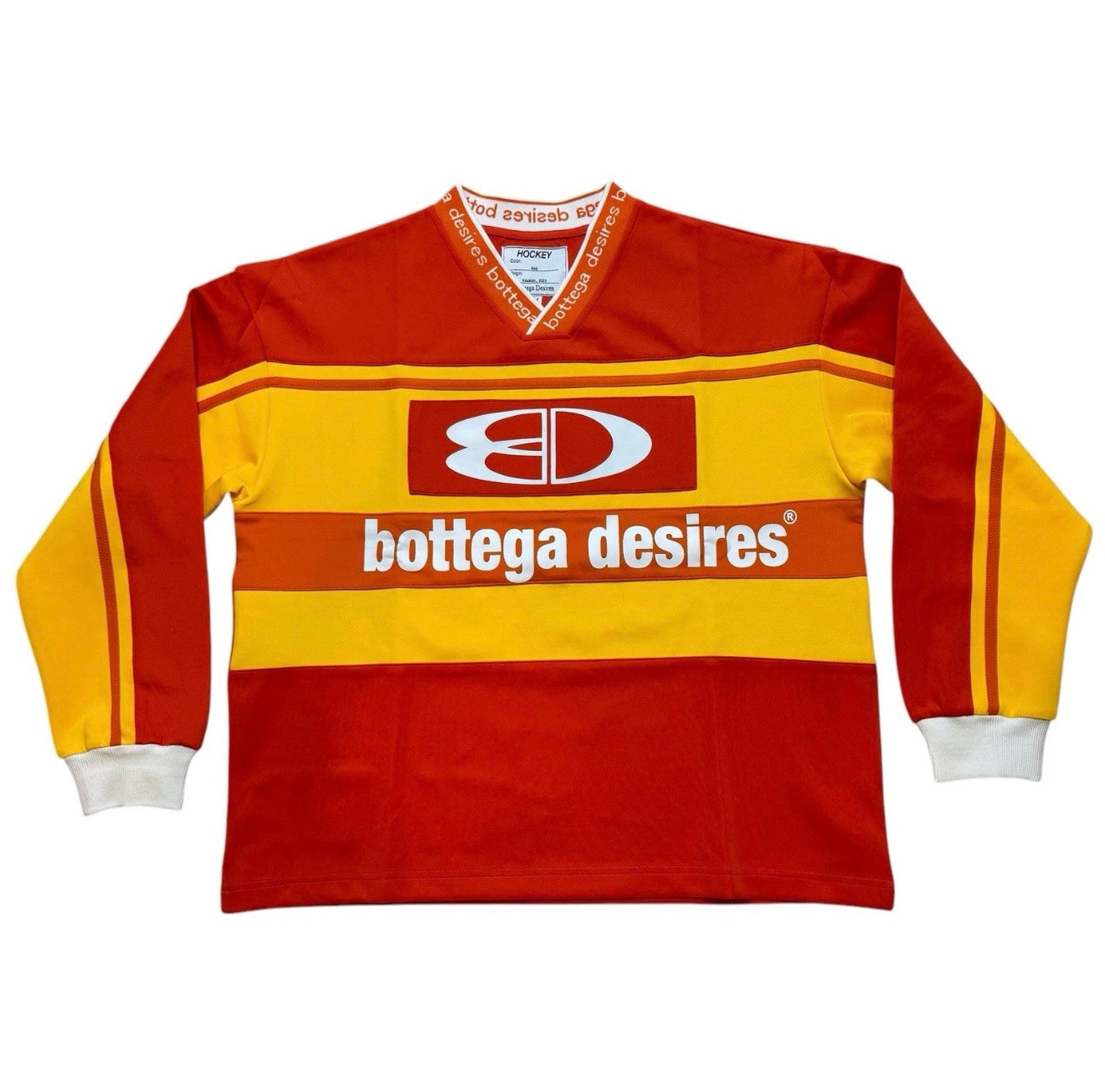 Bottega Desire Hockey Jersey Orange Red