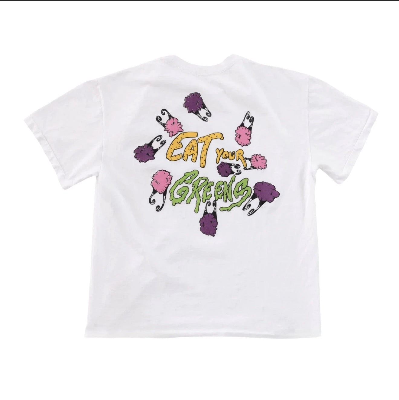 Anti Promo Eat Your Greens Tee White