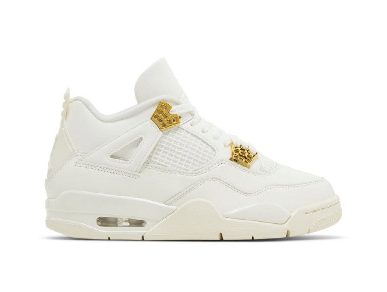 Wmns Air Jordan 4 Retro 'Metallic
Gold'