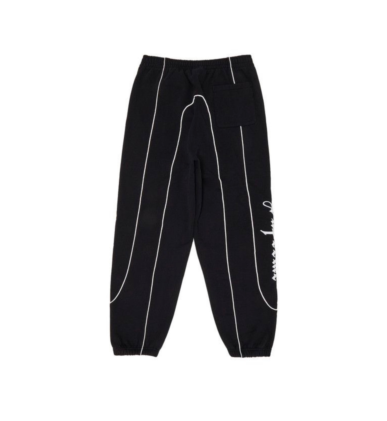 Supreme Curve Piping Black Sweatpants