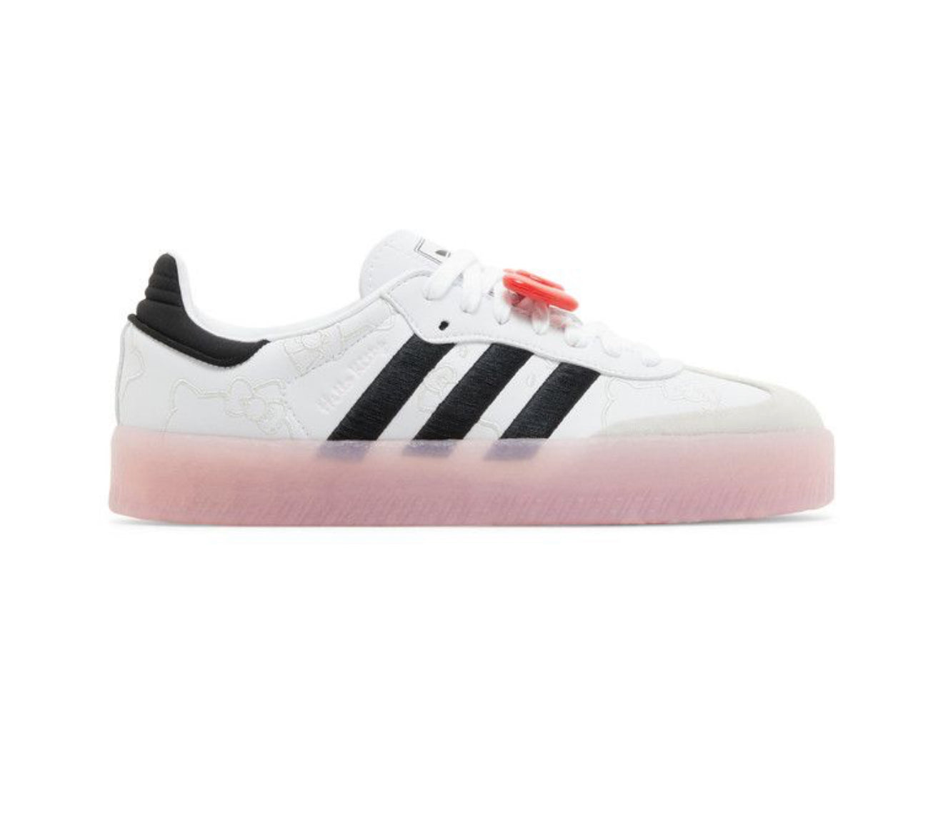 Hello Kitty x Wmns Sambae 'White
Black Clear Pink'