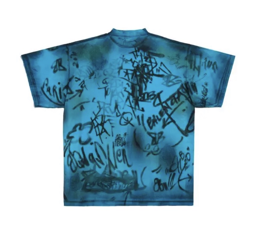 Balenciaga Blue Skater Tee