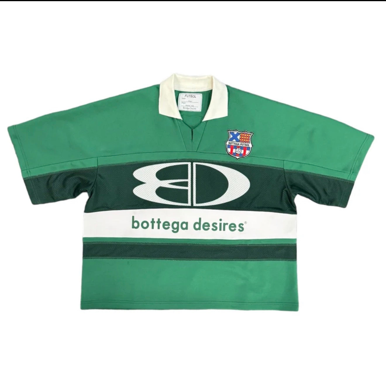 Bottega Desires Fubol Jersey Green L