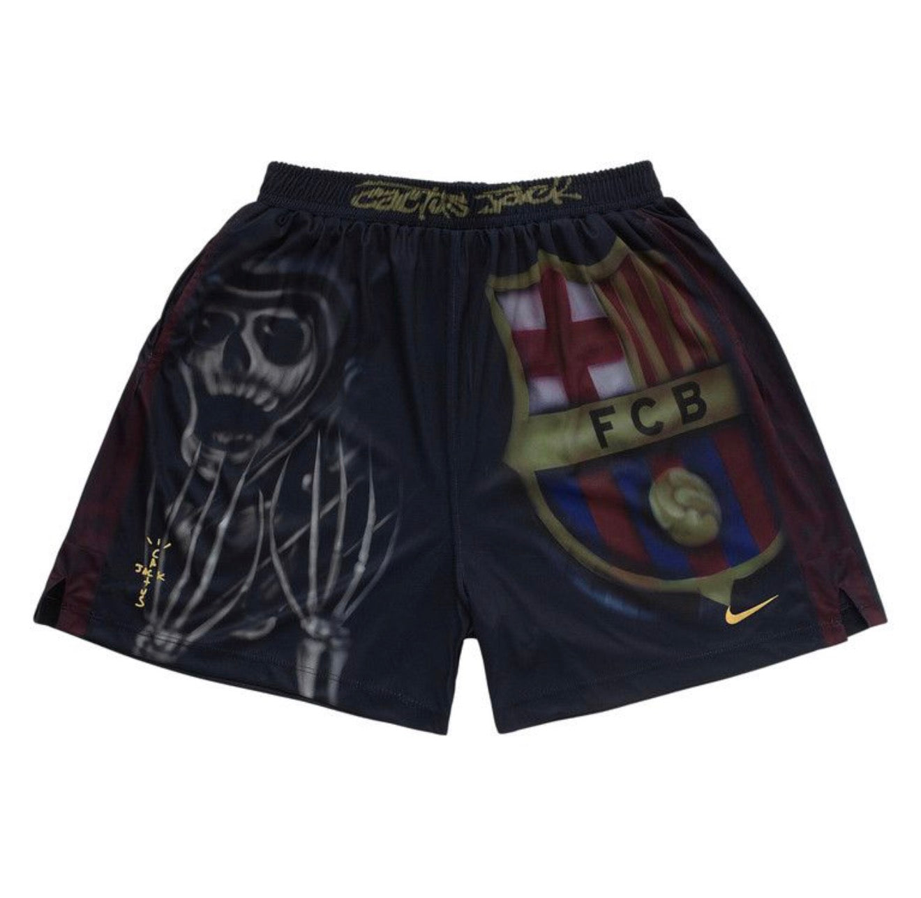 Travis Scott X Nike X FC Barcelona Skelton Home Shorts