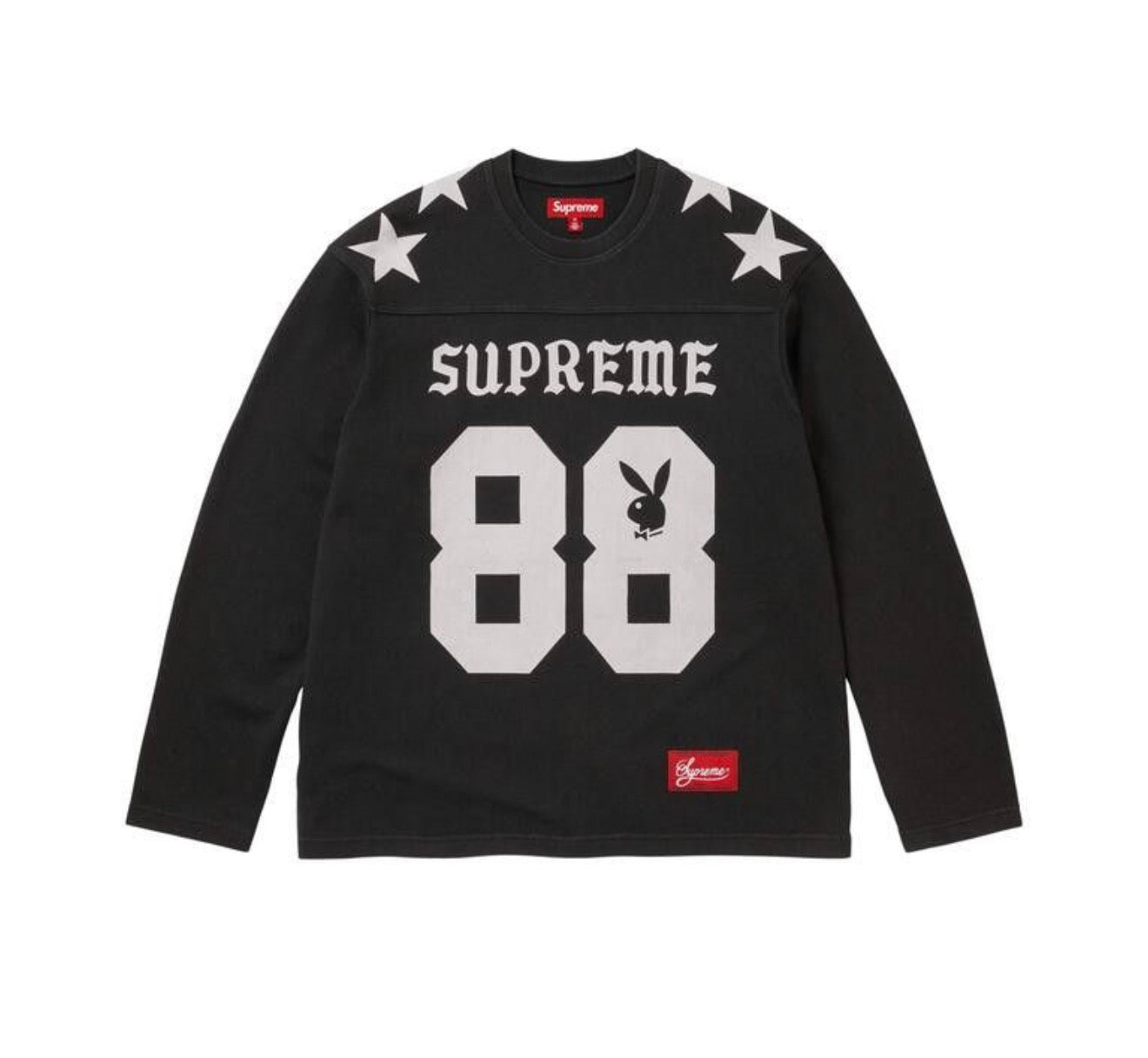 Supreme Playboy L/S Football Top Black
