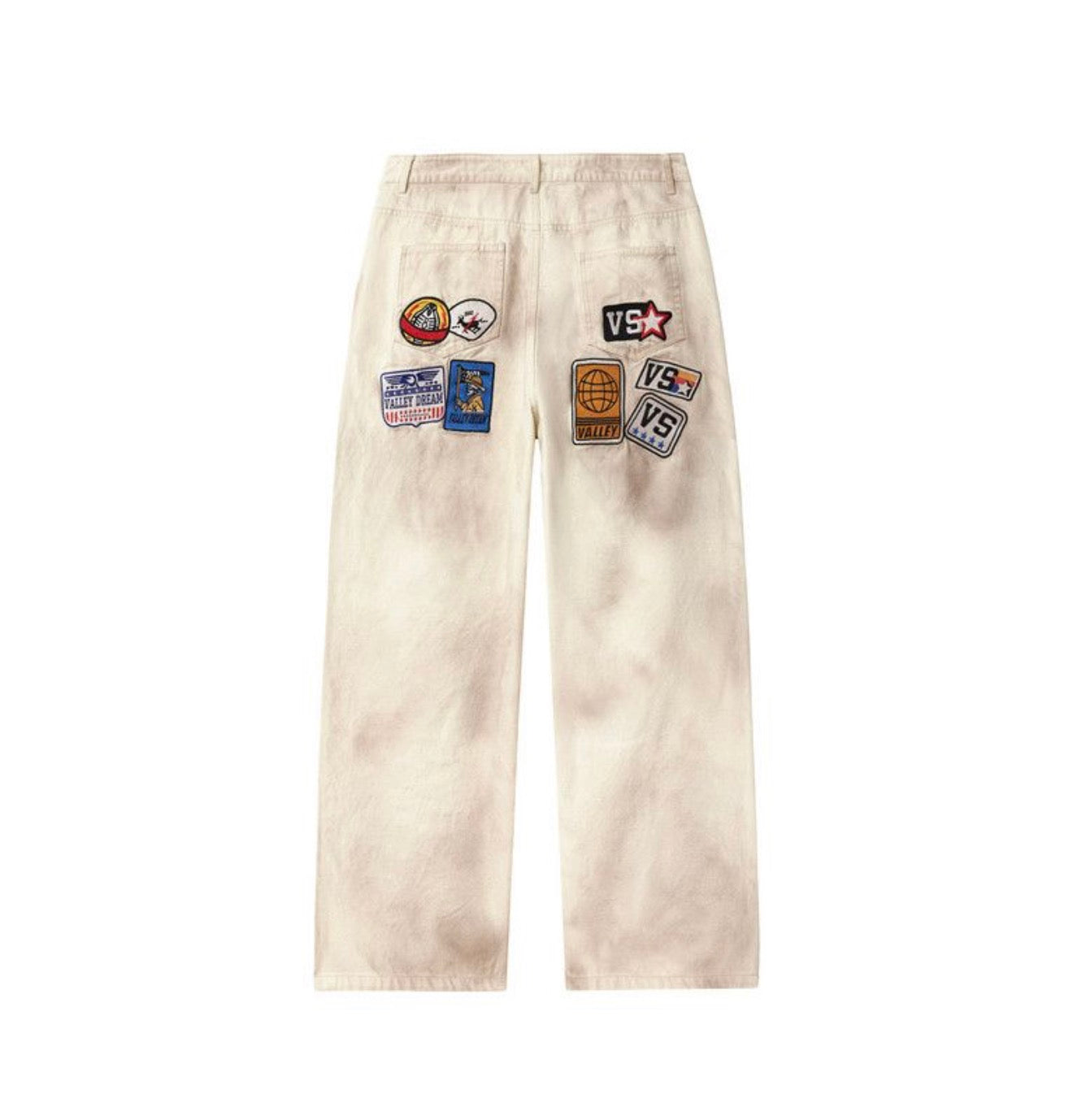 Vale 1980s Painters Pants Cream