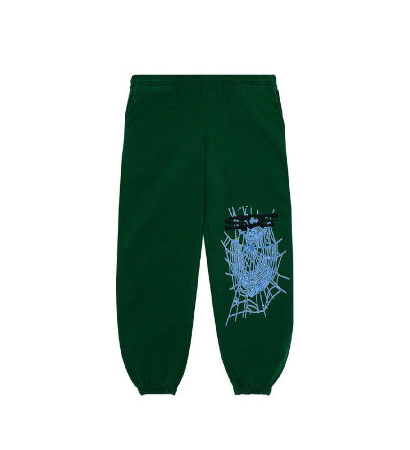 Sp5der Worldwide Web Sweatpants Hunter Green