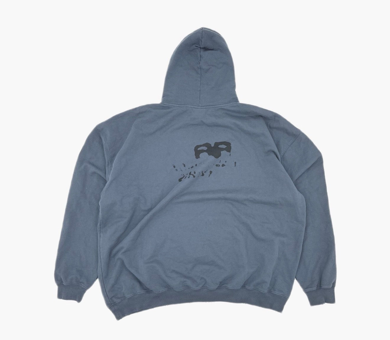 Balenciaga Washed Blue Hoodie