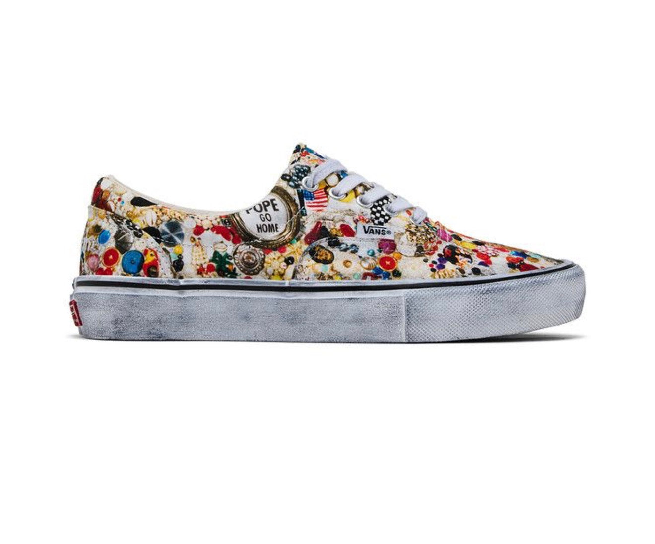 Supreme X Mike Kelley White Vans