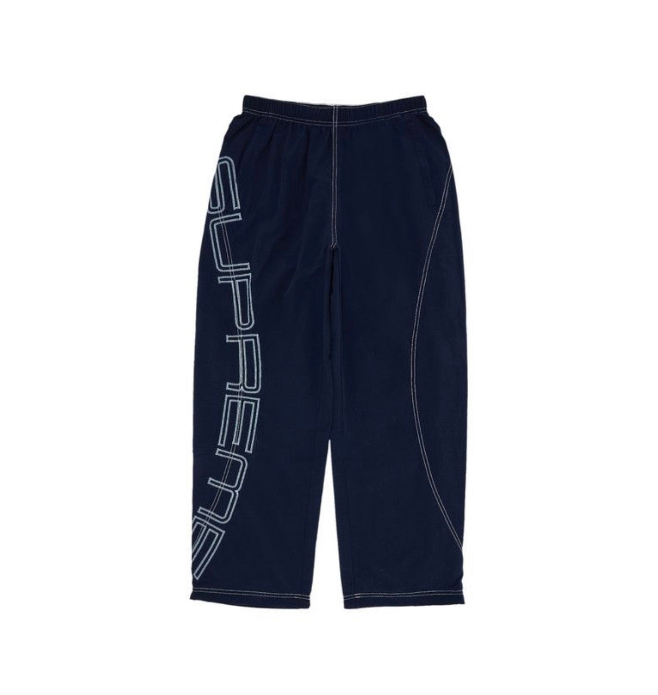 Supreme Spellout Track Pants Navy