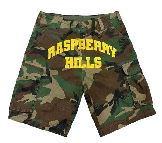 Raspberry Hill Camo Shorts