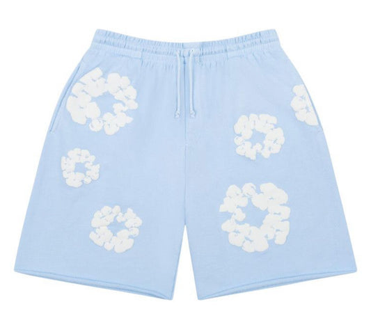 Denim Tears The Cotton Wreath
Sweat Shorts 'Powder Blue'