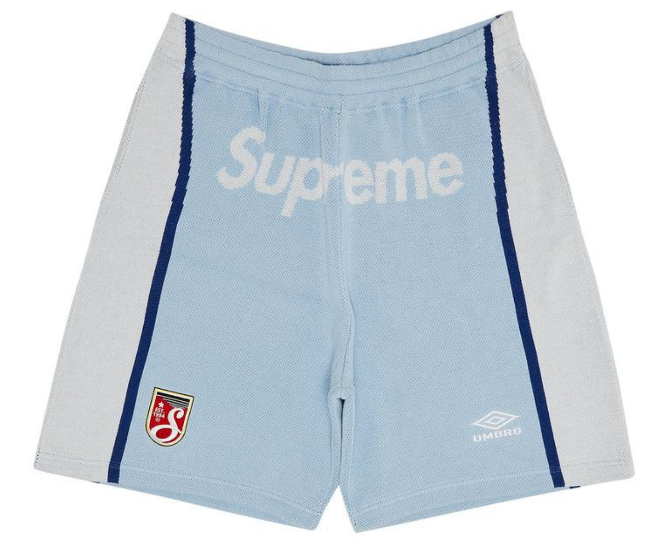 Supreme x Umbro Knit Soccer
Short 'Light Blue'