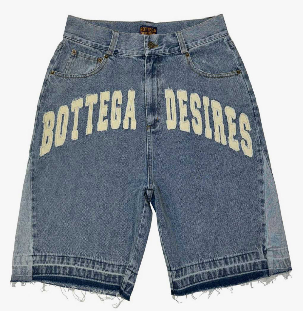 Bottega Desire “Blue” Denim Shorts