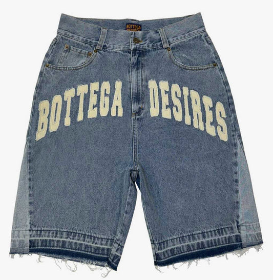 Bottega Desire “Blue” Denim Shorts