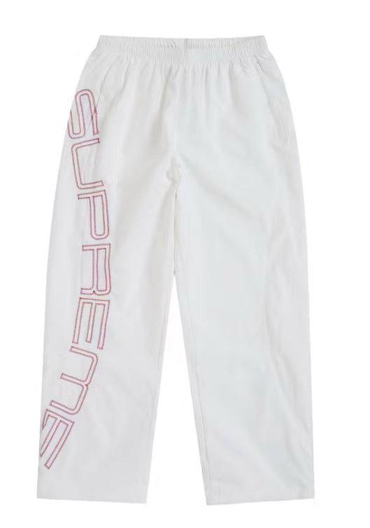 Supreme Spellout Embroidered
Track Pant ‘White'