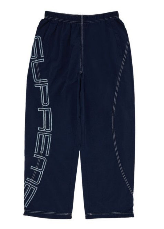 Supreme Spellout Embroidered
Track Pant 'Navy'