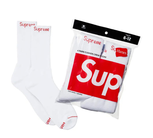 Supreme White Socks