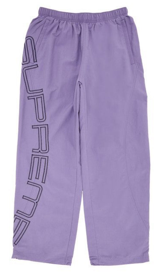 Supreme Spellout Embroidered
Track Pant 'Dusty Purple'