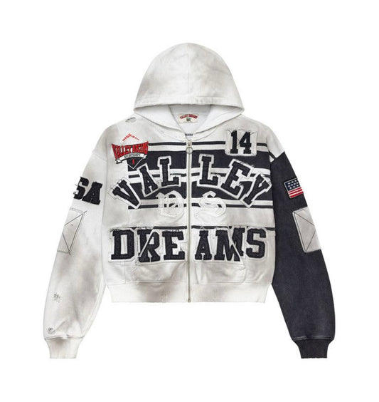 Vale Collage Zip Up Oreo