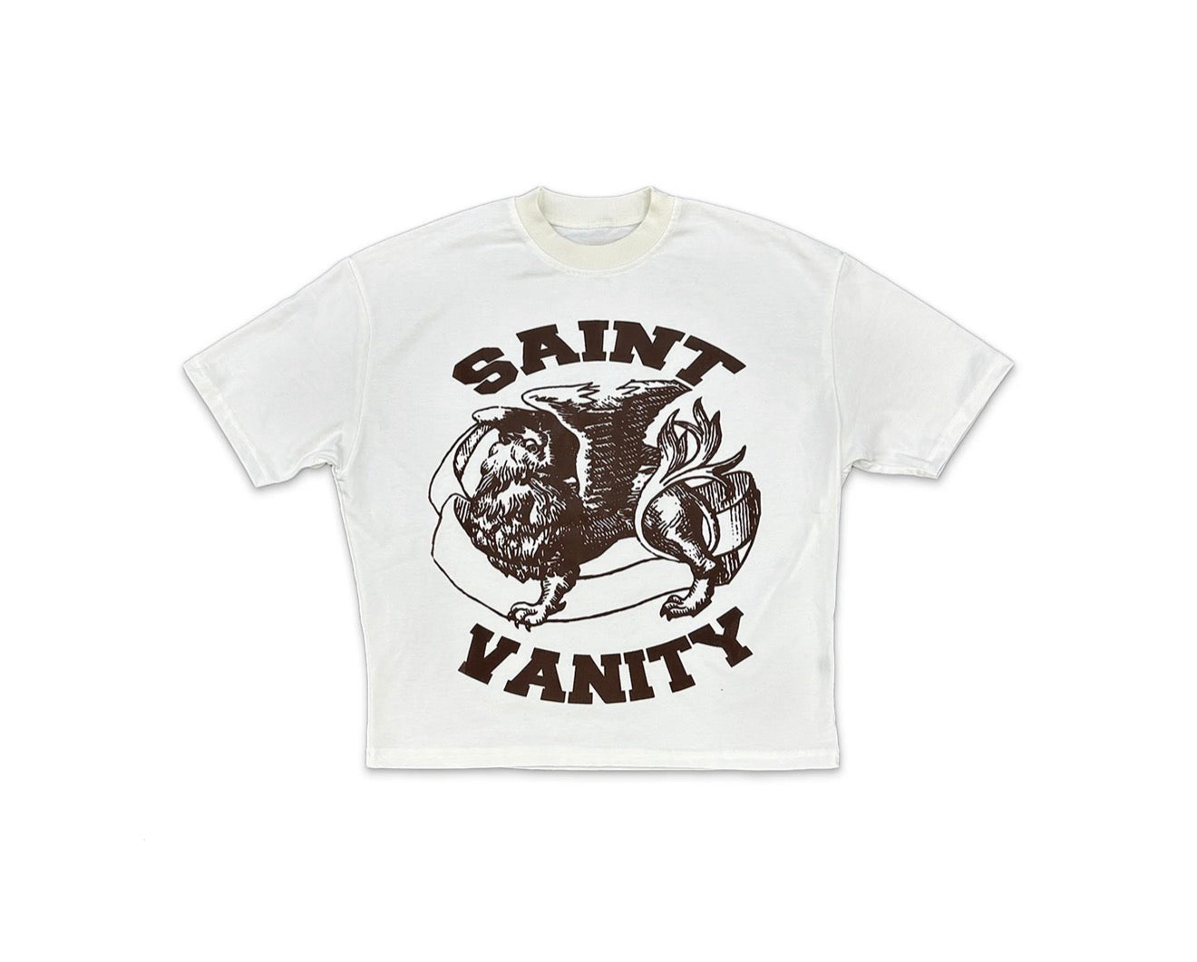 Saint Vanity Brown Logo Tee