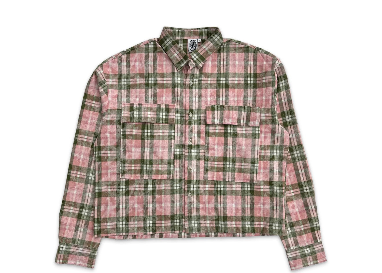 Saint Vanity Pink And Green Flannel
