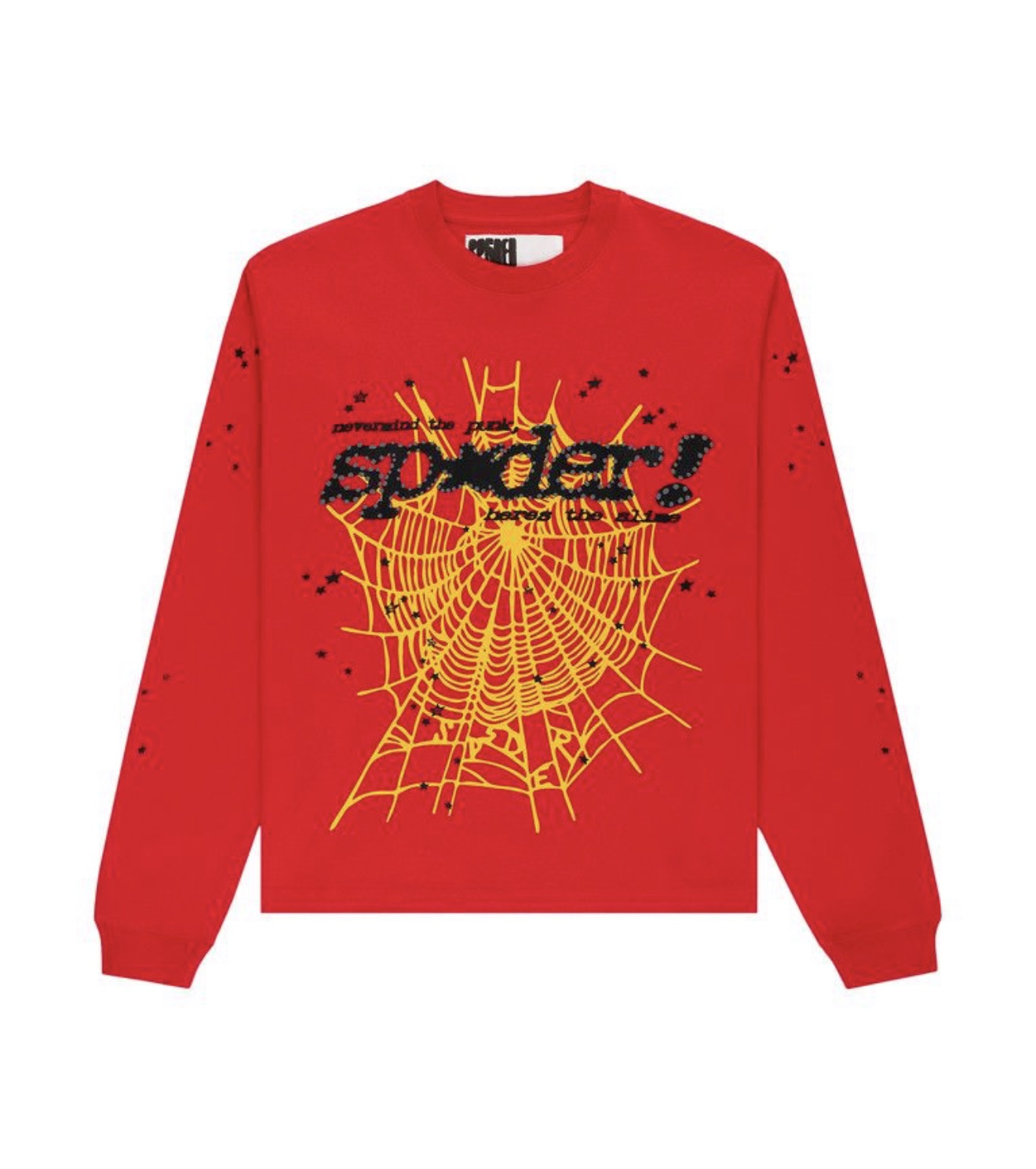 Sp5der Punk V2 Long Sleeve 'Red'