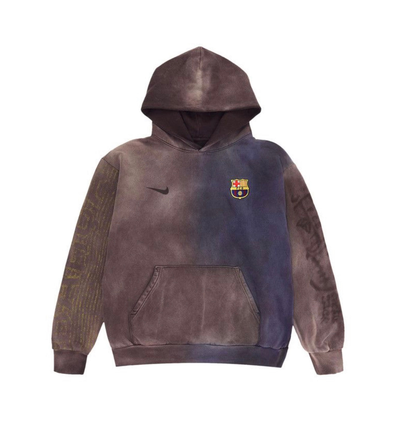 Cactus Jack X Barcelona Split Dye Crest Hoodie