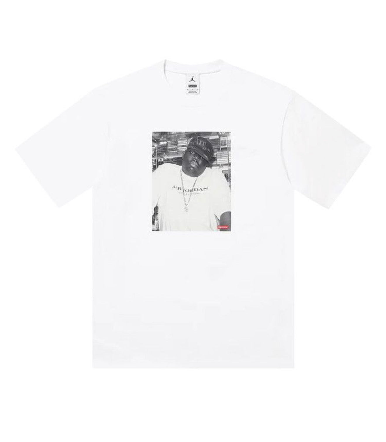 Supreme x Jordan Biggie Tee White