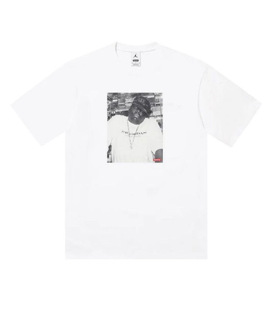 Supreme x Jordan Biggie Tee White