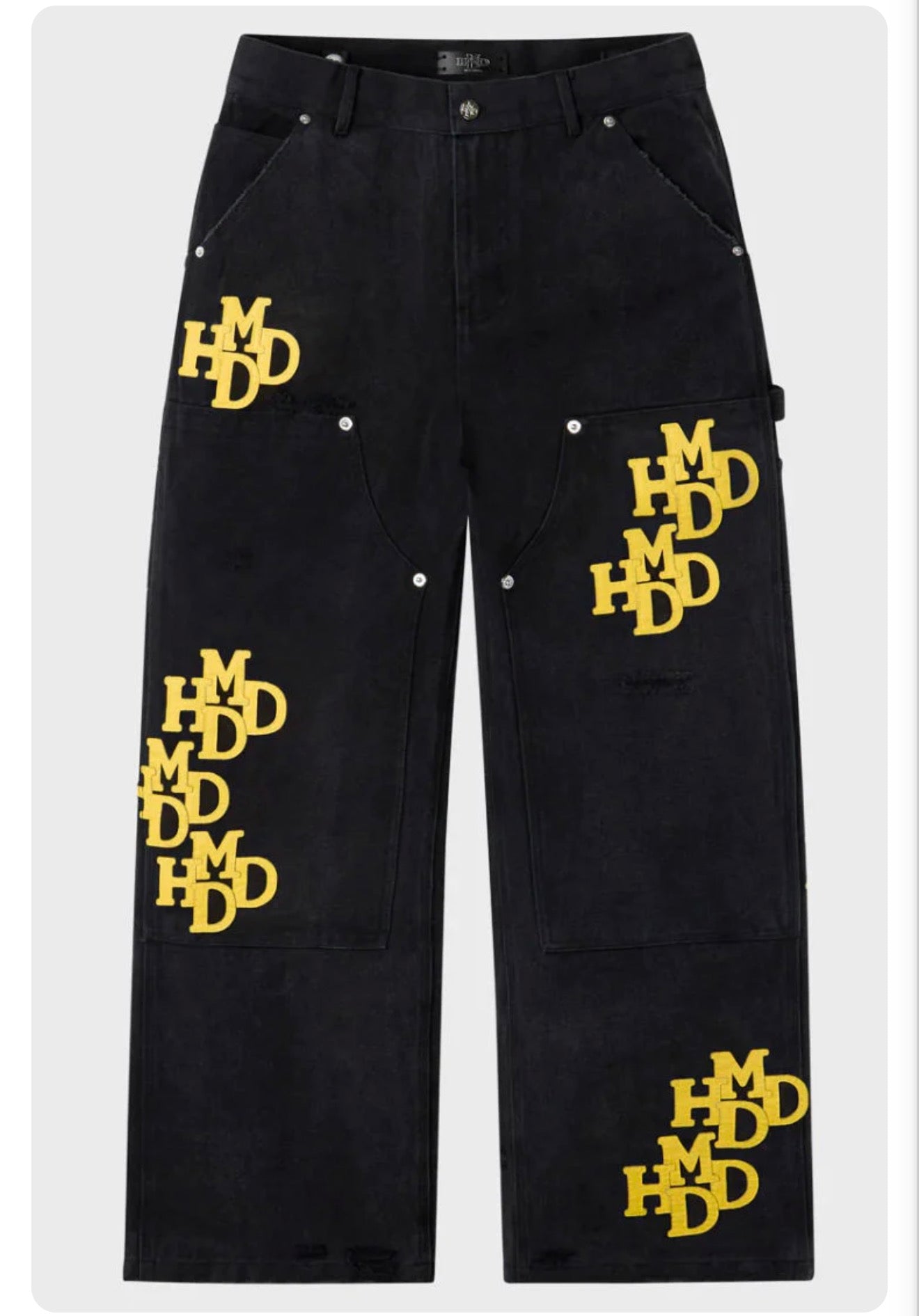 HMDD Yellow Patch Pants