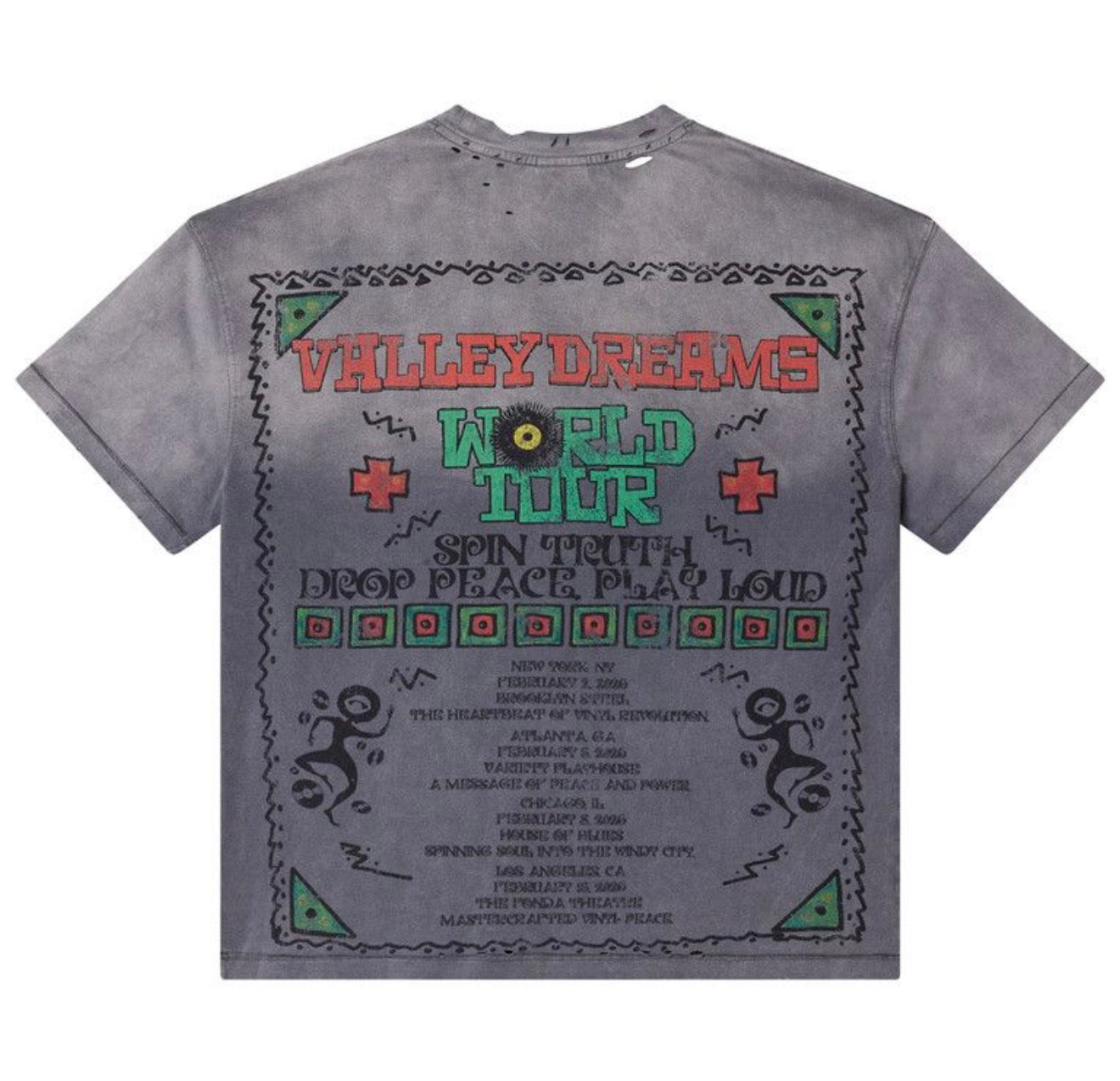 Vale Forever Chaos Bling Tee Grey