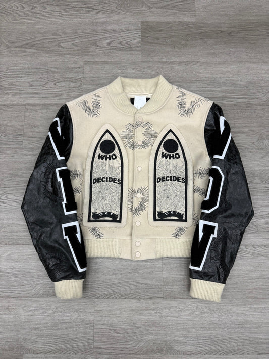 Who Decides War Varsity Jacket