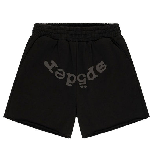 Sp5der Black OG V2 Shorts