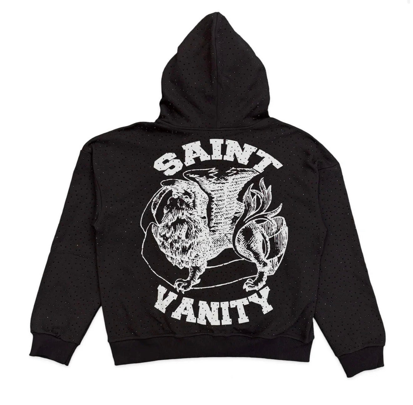 Saint Vanity Rhinestone Zip Up