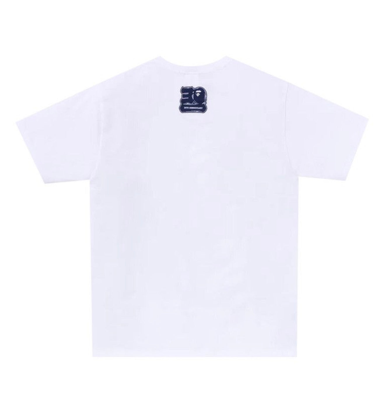 Bape 30th Anniversary White|Navy Tee