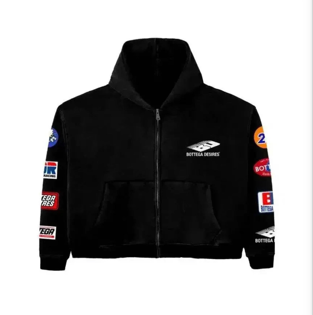 Bottega Desires Patches Jacket (Black)