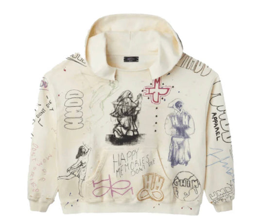 HMMD 'Sketch' Hoodie Creme
