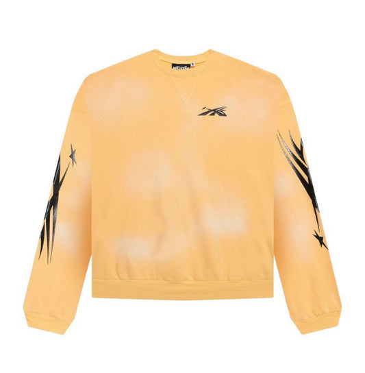 Hellstar Yellow Flare Sports Sweatshirt -XL