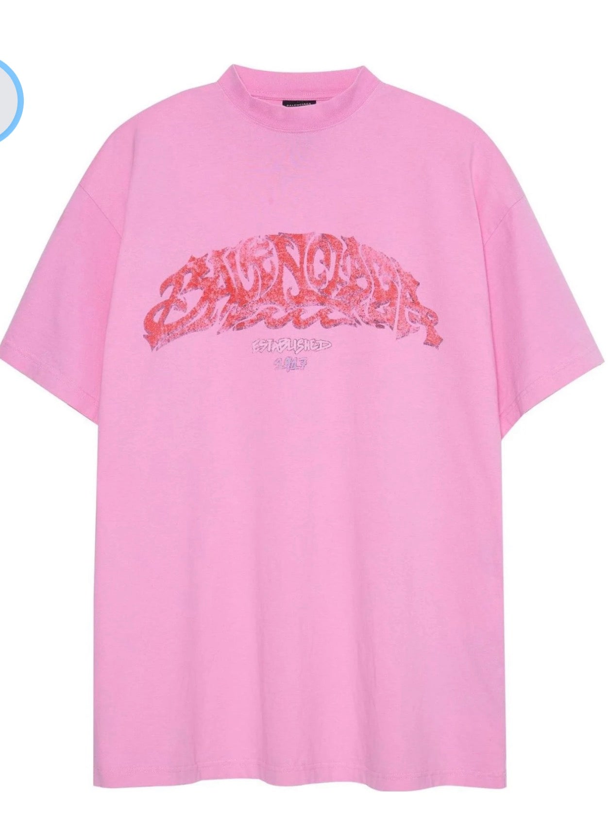 Balenciaga Pink Offshore Tee
