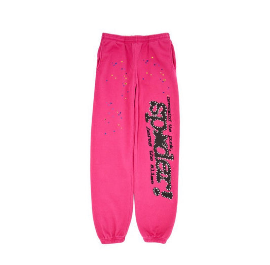 SP5DER Pink V2 Sweatpants