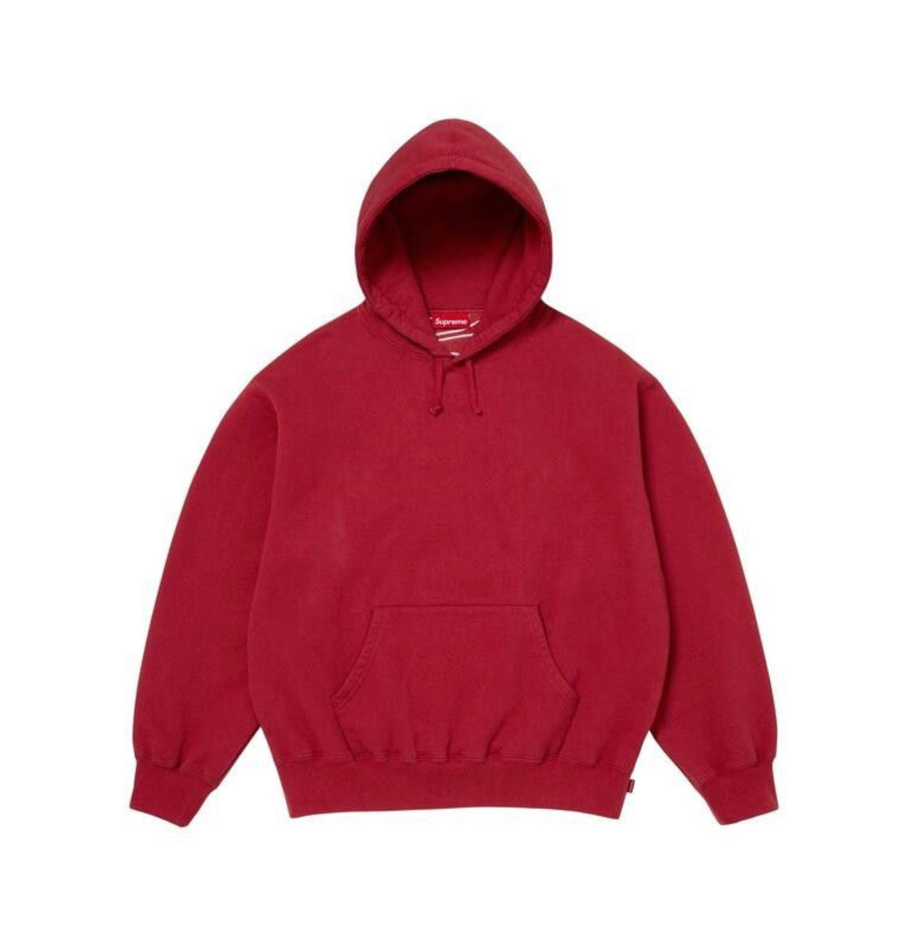 Supreme Satin Applique Hooded Sweatshirt Red