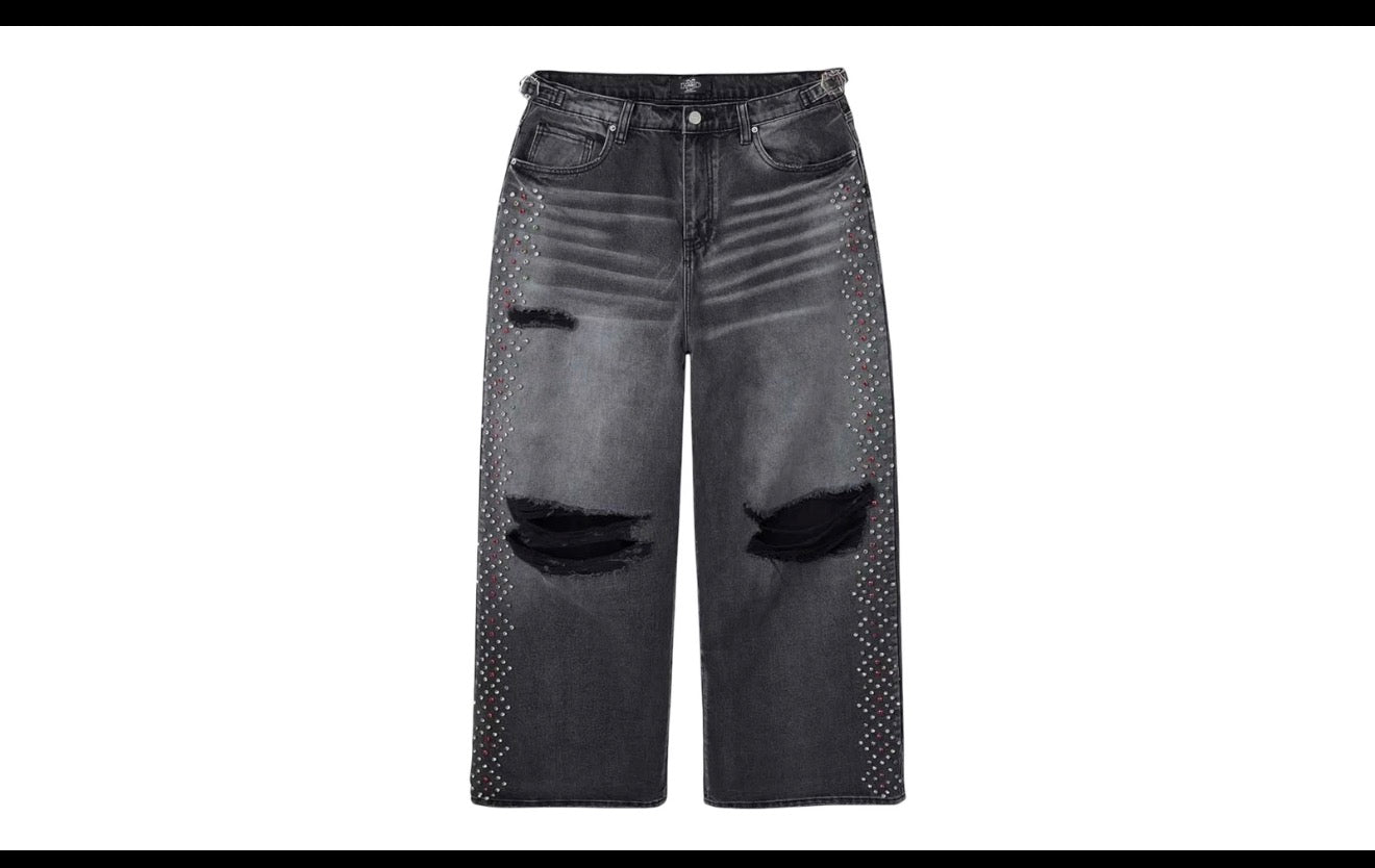 HMDD Crystal H-Star Baggies Pants
