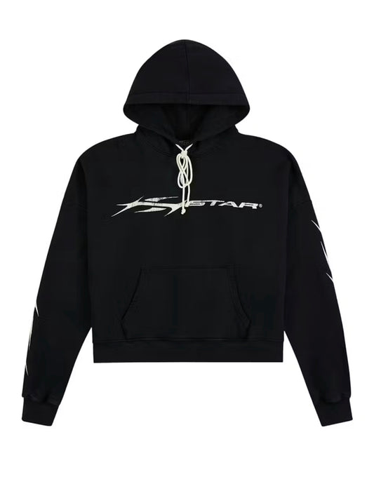 Hellstar Tribal Flame Hoodie Black