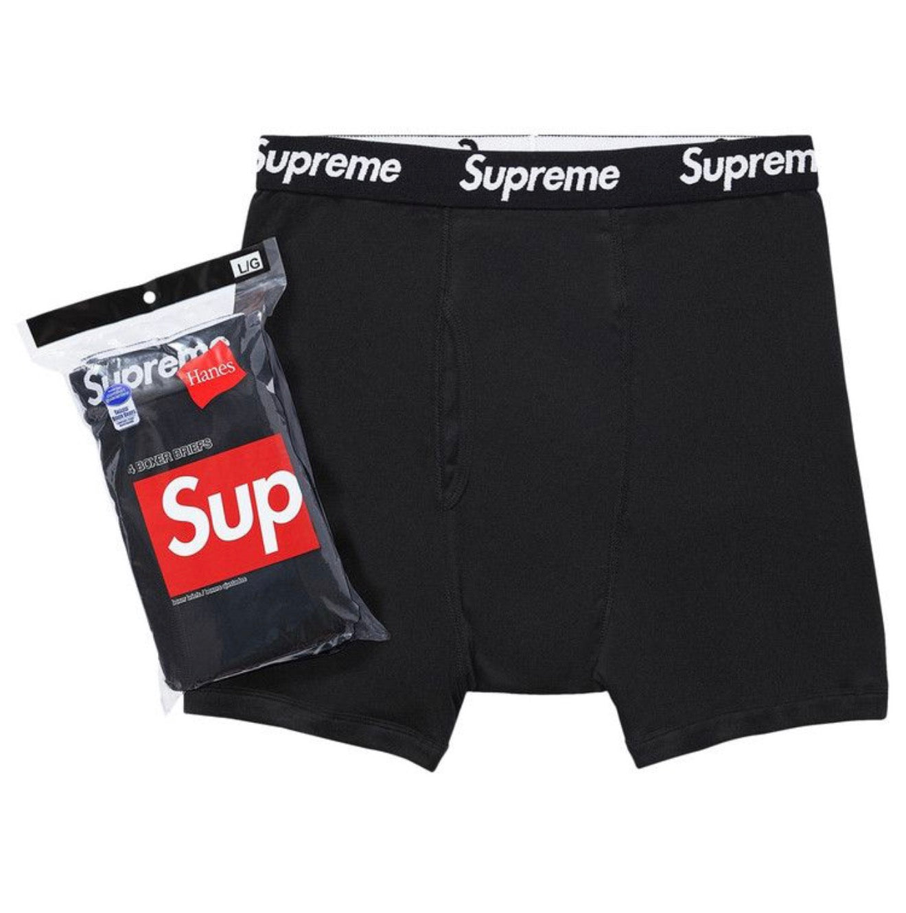 Supreme Black Boxers