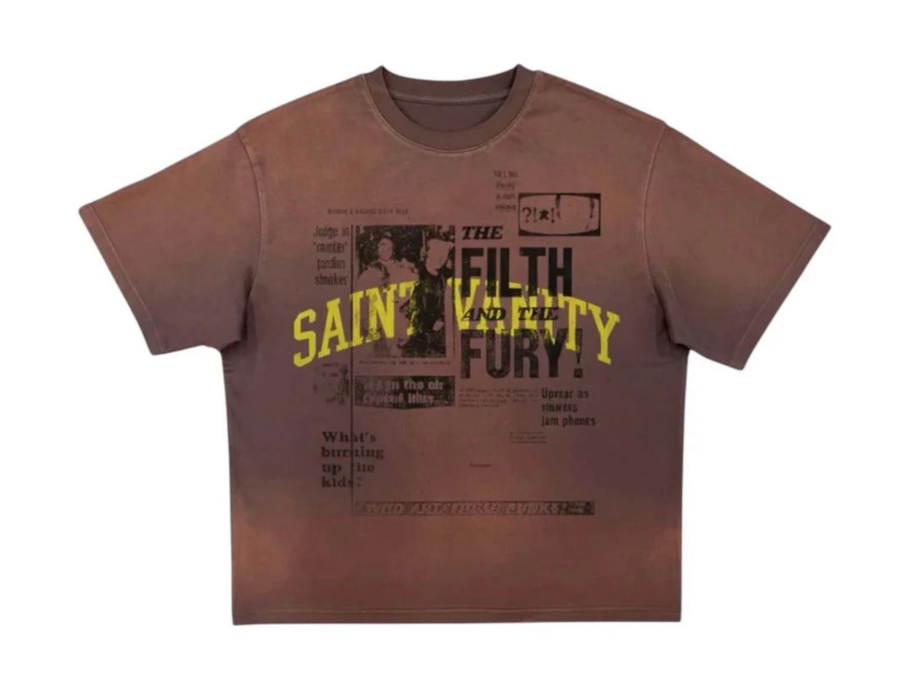 Saint Vanity Newspaper Tee