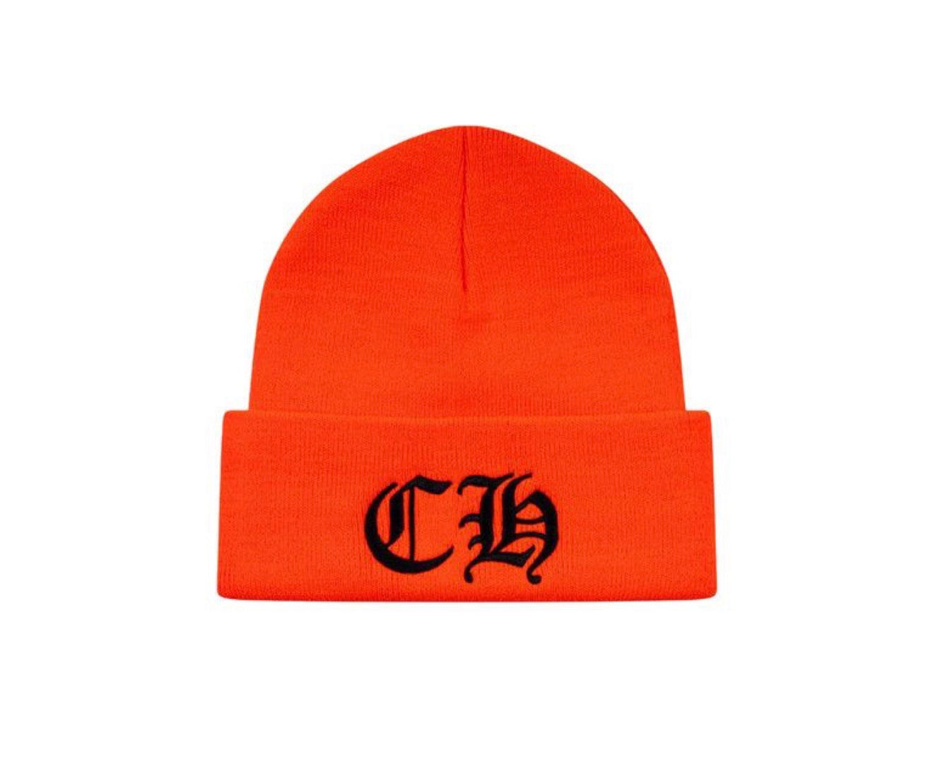 Chrome Orange/Black Beanie